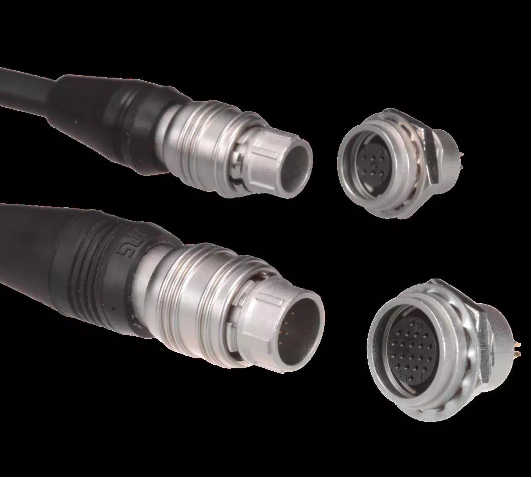 HR25A Series丨推拉鎖、小型多芯圓形連接器